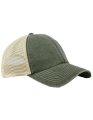 Trucker Cap Beechfield 6 Panel Vintage Olive-Stone